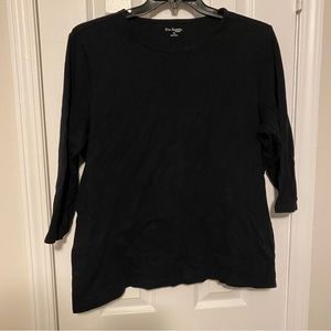 Kim Rogers 1X 3/4 sleeve shirt NWOT